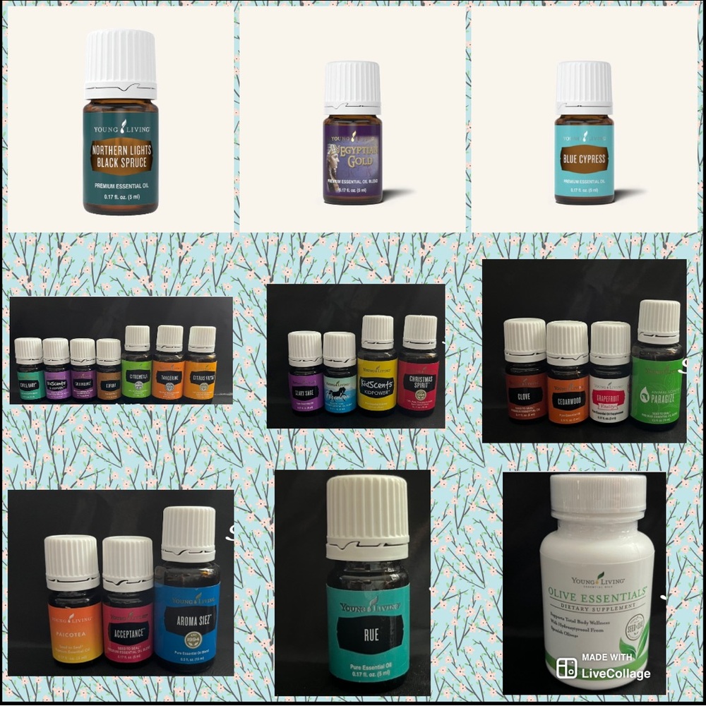 Various YOUNG LIVING ESSENTIAL OILS